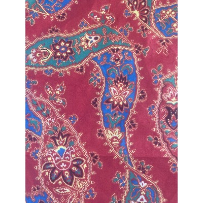Schumacher ''Ruban de Cachemire''fabric vintage swatch 20  x 54  wide light weight