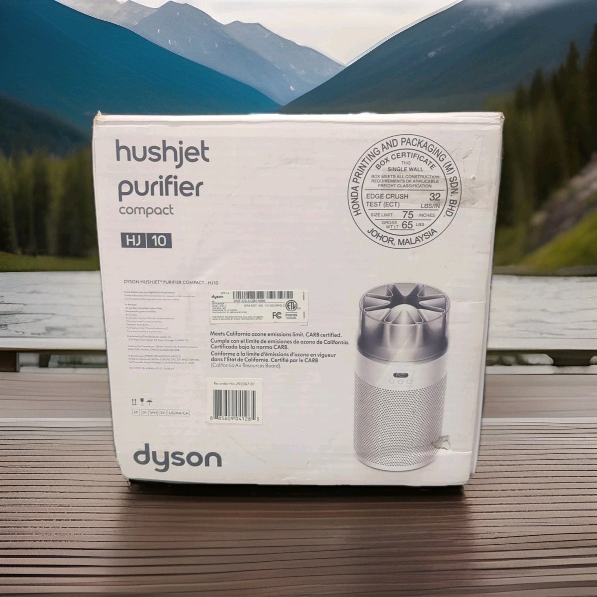 Dyson HushJet™ Purifier Compact HJ10 Silver And White | eBay