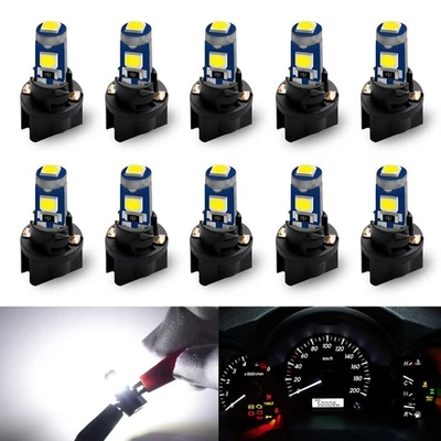 Ampoules T5 LED, W3W 74 Ampoule Wedge LED T5 Twist Socket Ampoule 12V Ampoule - Photo 1/4