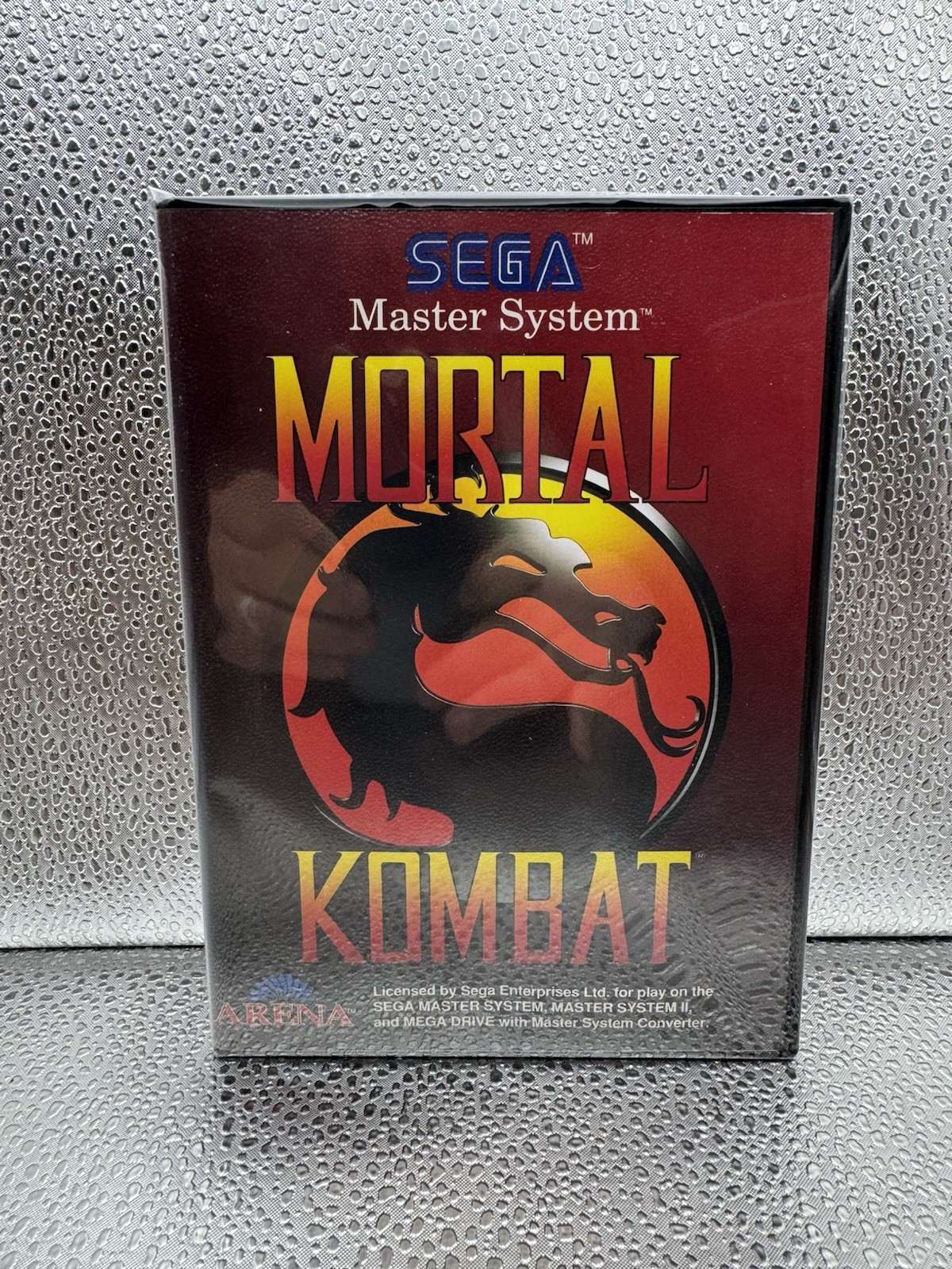 Mortal Kombat Sega Master System W/Manual Retro 1993 #1294