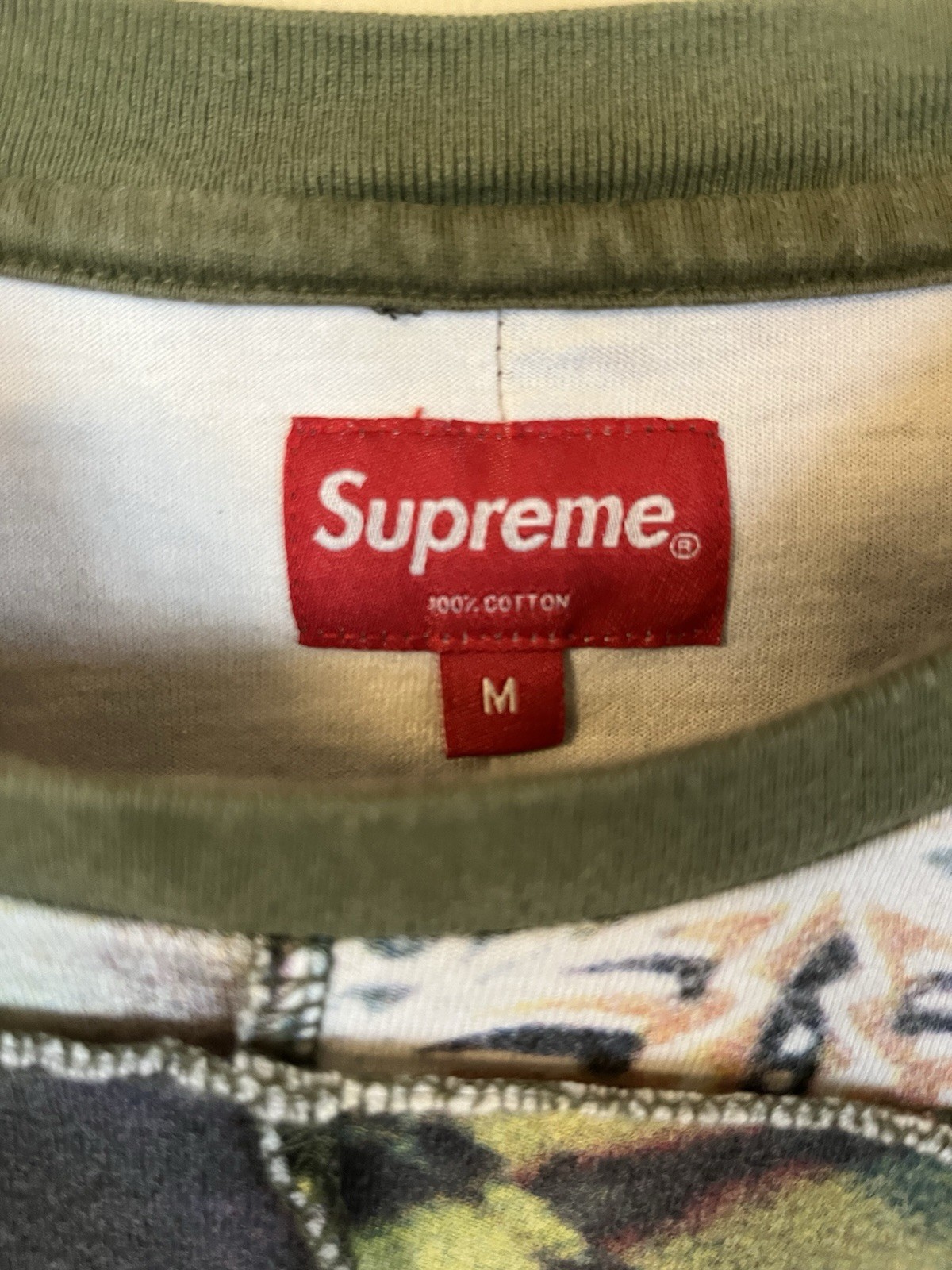 Supreme Mosaic Patchwork Multicolor L/S - Size M … - image 6