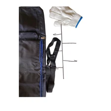 Bridle Bag Horse Tack Storage Halter & Grooming Organizer w/ Hooks & Glove