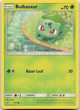 Bulbasaur Shining Legends NM Pokémon 1/73