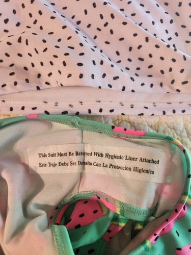 NWT Size XL 14/16 Girls Cat & Jack two piece tankini set swimsuit - Picture 3 of 3