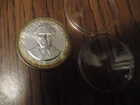 FRANKLIN MINT .925 STERLING SILVER MEDAL 35 GRAMS HAS SOME TONING ZACHARY TAYLOR