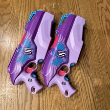 FOR PARTS OR REPAIRS Nerf Rebelle Set Secrets Spies Rapid Red Lot of 2