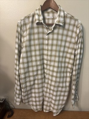 Robert Friedman Multi Colored Plaid Long Sleeve Shirt L