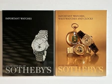 2- Sotheby's Catalogs-- Important Watches Hong Kong June 2000  New York May 2000