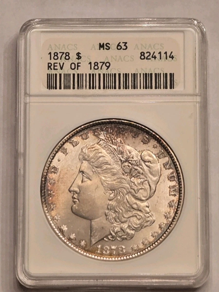 1879 Grade MS 63 Morgan US Dollars for sale | eBay