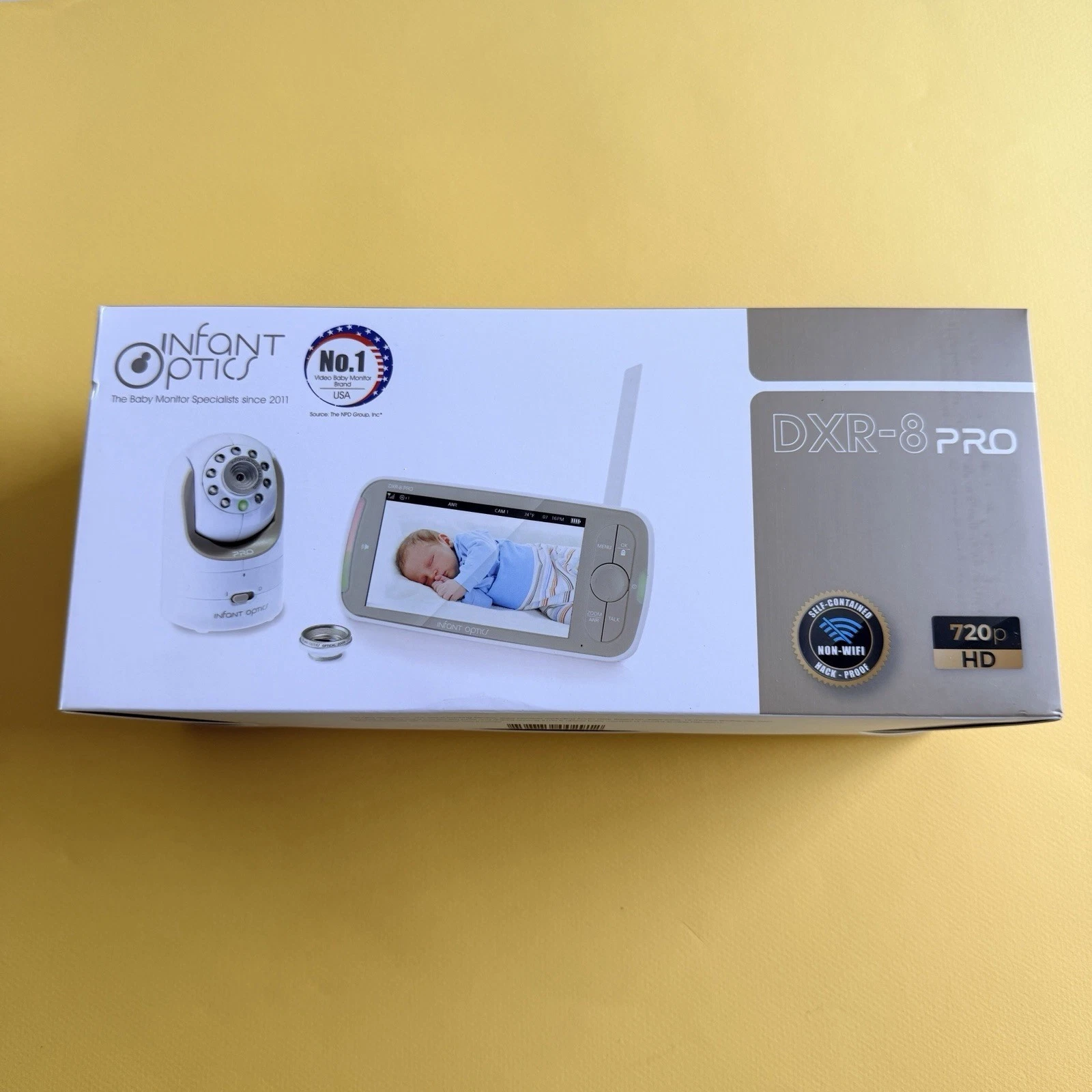 Infant Optics DXR-8 PRO Video Baby Monitor 5" Screen 720p HD Resolution