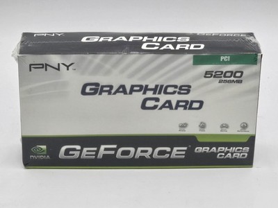 PNY NVIDIA GeForce FX 5200 (VCGFX522PEB) 256MB DDR SDRAM PCI Graphics adapter