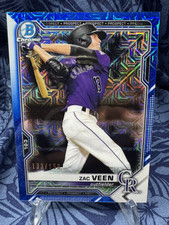 Zac Veen [Green Refractor] #BMA-ZV Prices | 2021 Bowman Chrome
