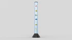 LED Design & Bubble Water Column With Remote Control 120Cm High