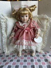 Leonardo Collection Porcelain Doll KATIE LP3390 In box 