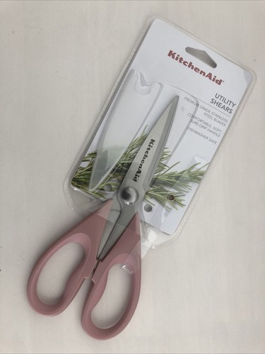 New KitchenAid Dried Rose Pink HDRA Kitchen Shears All Purpose Scissors - Picture 2 of 3
