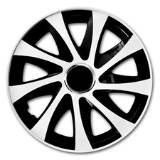 Set of 4 HUB CAPS 13" 14" 15" 16" Inch Wheel Trims ABS-Plastic Push-In (099-102)