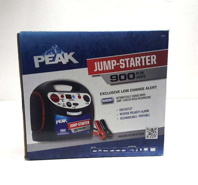 Peak Jump-starter 900 Peak Amps Built in AC Charger for sale online | eBay