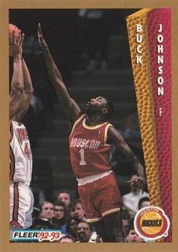 #82 Buck Johnson - Houston Rockets - 1992-93 Fleer Basketball | eBay