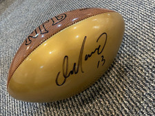 DAN MARINO PITT UNIVERSITY OF PITTSBURGH SIGNED FOOTBALL DOLPHINS #13 JSA