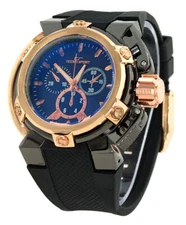 Mens Navy Demo Big Black Rose Clubbing Success Watch Black Dial up to  9" Wrist