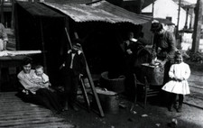 Life In The Street, 1906 San Francisco Earthquake Frameable 6.5x4.75