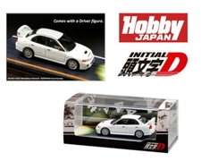 Hobby Japan 1:64 Mitsubishi Lancer RS Evolution Ⅳ INITIAL D w/Seiji Iwaki Figure