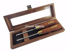 Skew Paring Chisels in Wooden Box Narex Pair Right & Left 6 mm 1/4" 851656