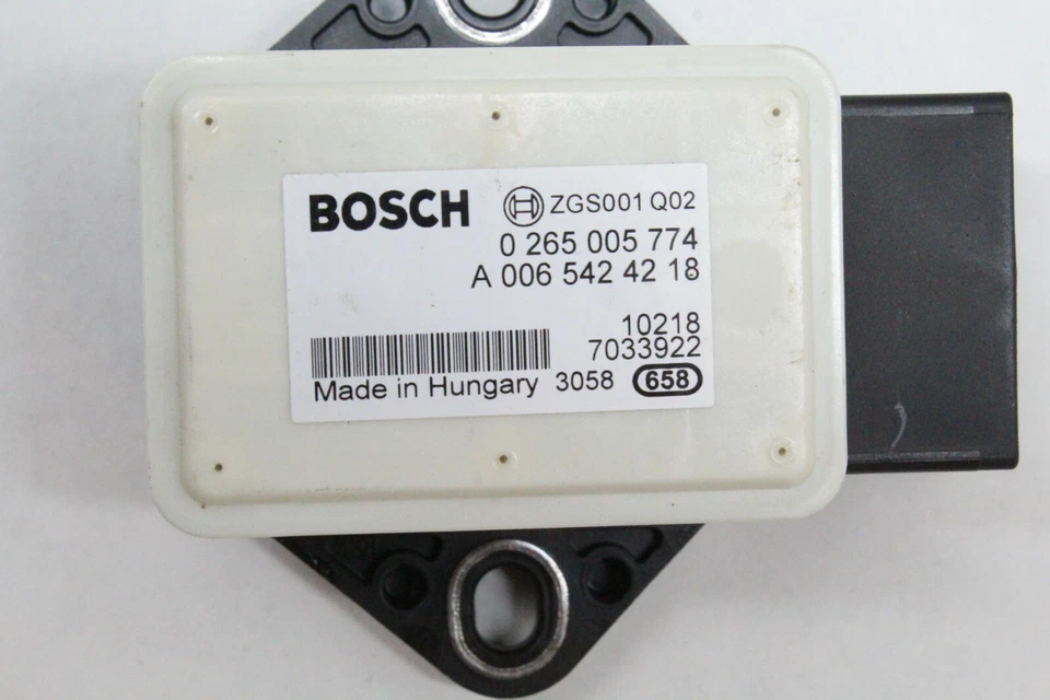 2011 MERCEDES SPRINTER 2500 SENSOR DE TAXA DE GIRO DE GUINADA A 006 542 42 18 FABRICANTE DE EQUIPAMENTO ORIGINAL 11 12 13 14 - Imagem 2 de 4