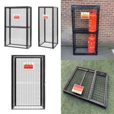 Industrial Gas Bottle Cylinder Storage Cage Wire Mesh Steel Cage Security Cage