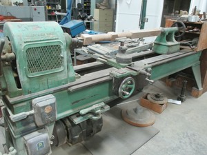 USED OLD Oliver 20-C 24 Woodworking Lathe w many many 