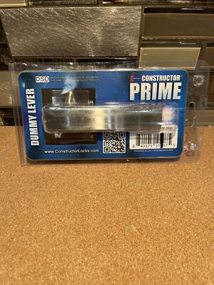 Conpridm Prime Dummy Lever Door Lock Knob Handle Lock Set Satin Nickel