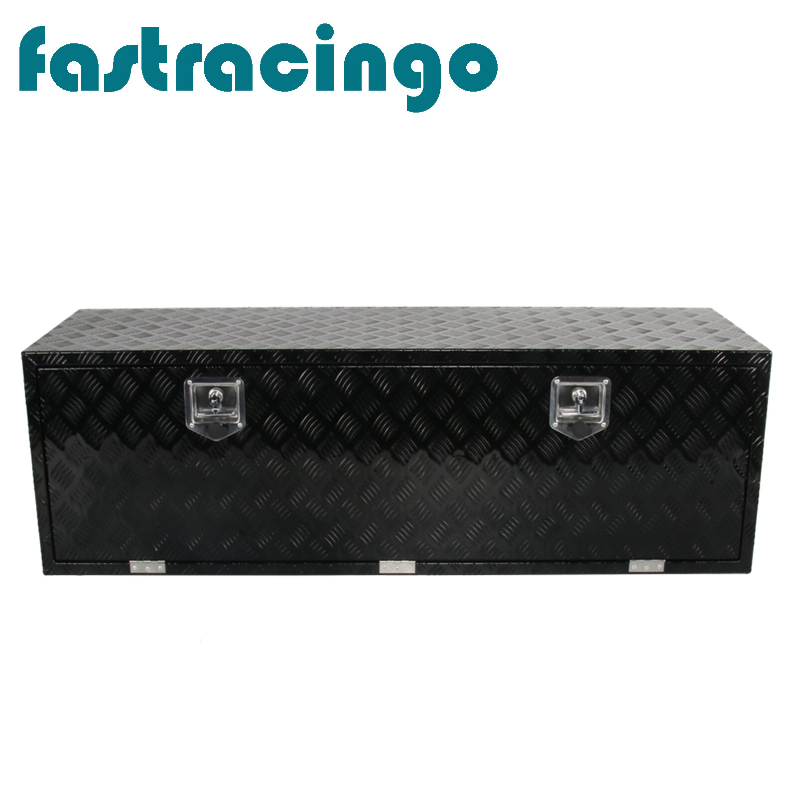 60"X18"X18" Pickup Truck Trunk Bed Aluminum Tool Box Storage+Lock+Key