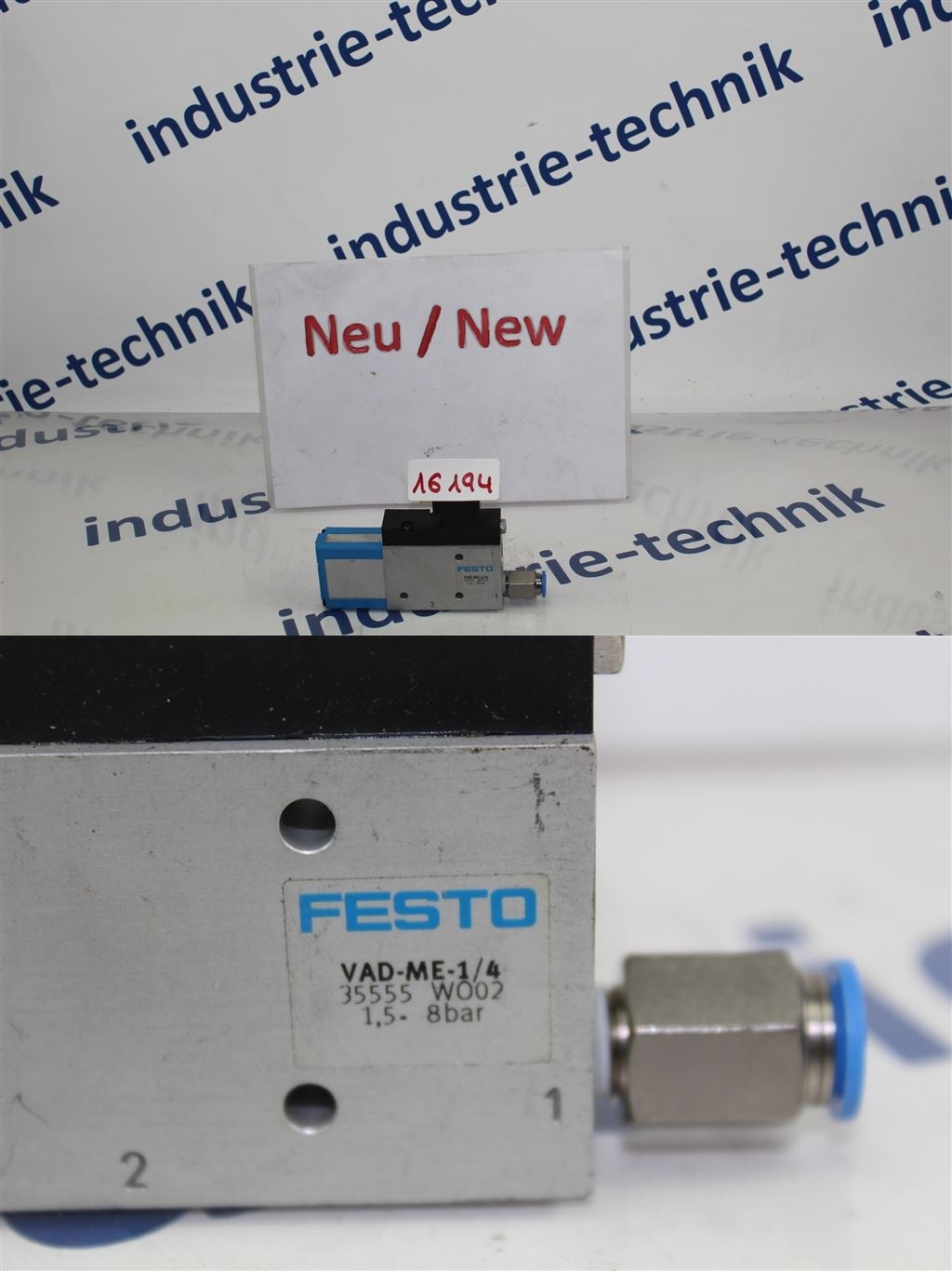 Festo On-Off Valve VAD-ME-1 for sale online | eBay