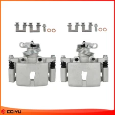 Brake Rear Calipers Pair For 2005-2009 Chevy Uplander W/Bracket Driver Passenger