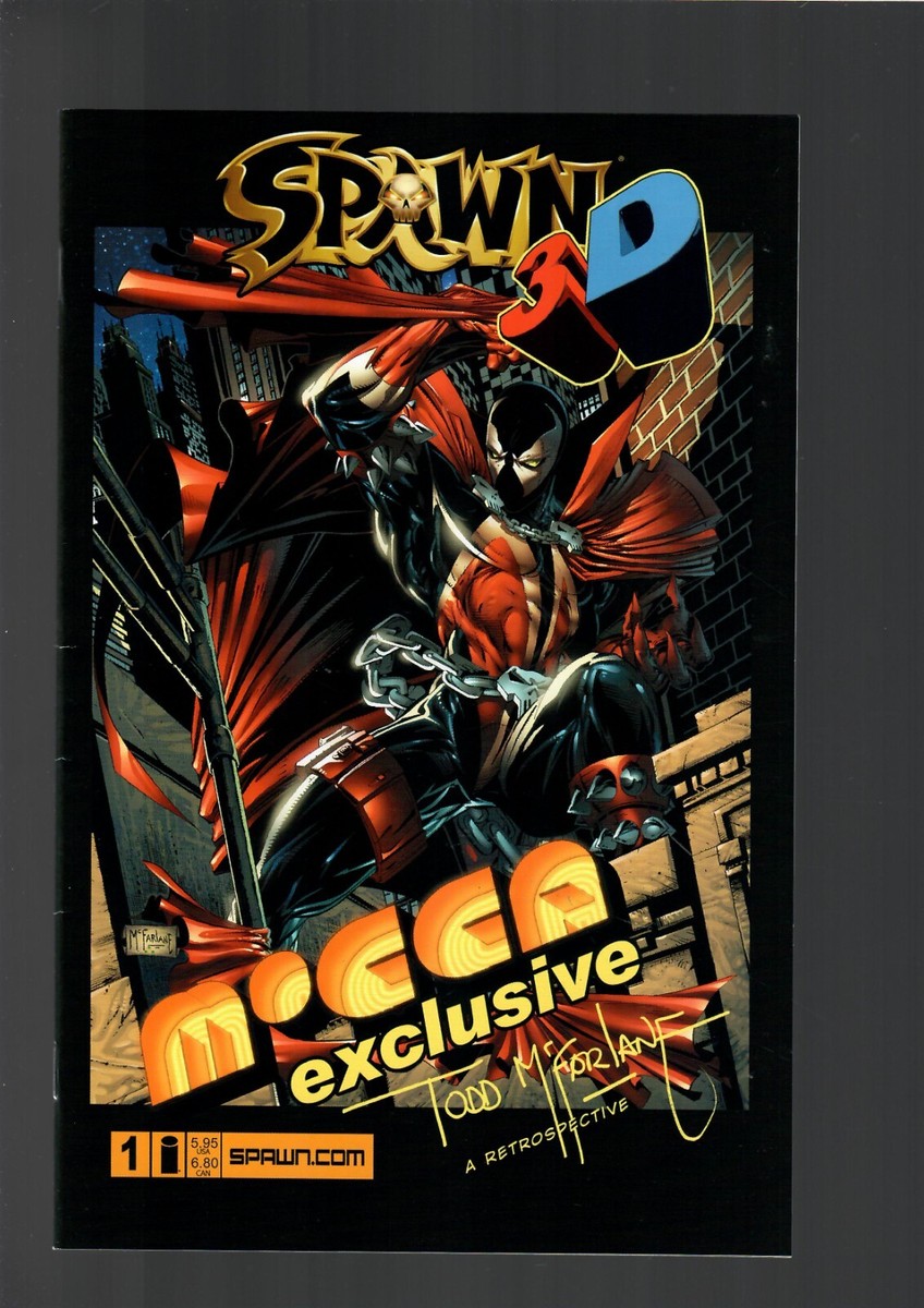 SPAWN 3D #1 VF+ 8.5 MOCCA Exclusive Todd McFarlane 2006 with