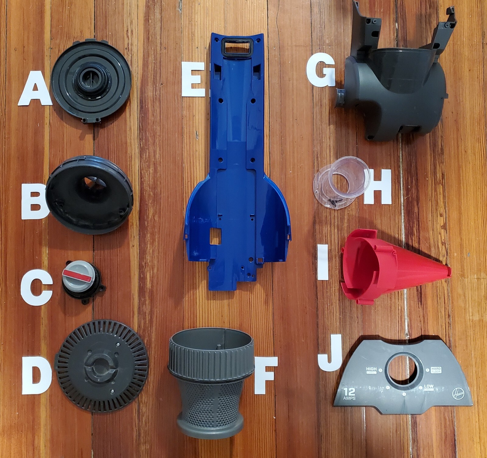 Hoover Whole House Rewind UH71250 Replacement Parts Multiple Item