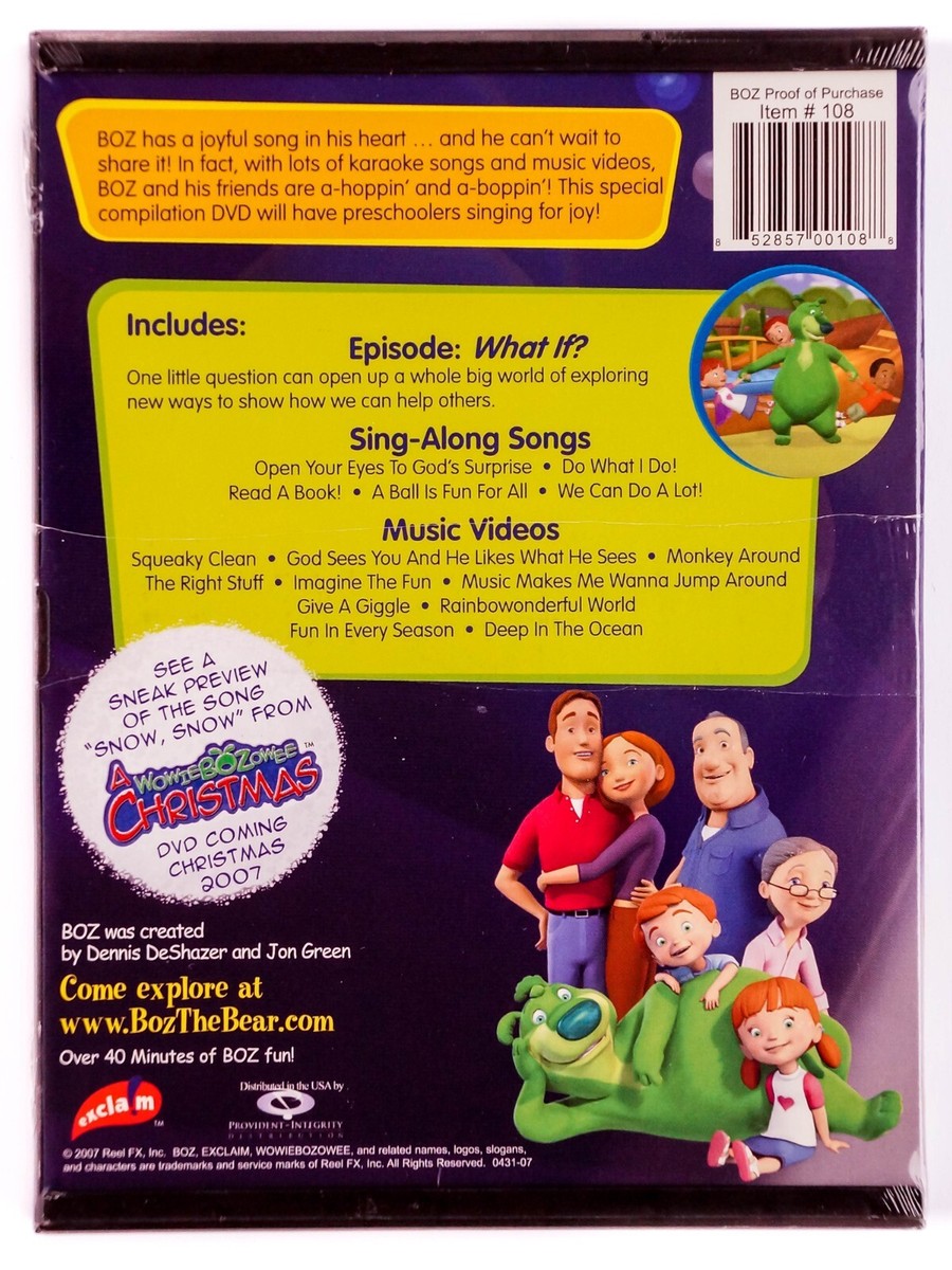 Start Singing With Boz DVD, 2007 Children's Christian Music 20+