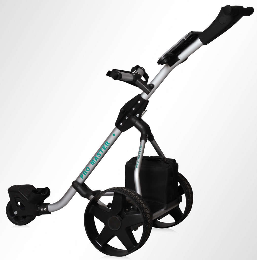 Promaster Plus Deluxe Electric Golf Trolley Digital 36 Hole Battery