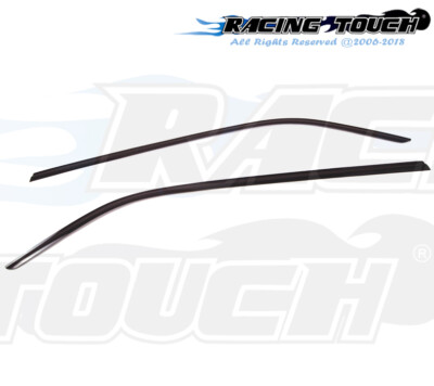 Dark Smoke Outside Mount Window Visor Rain Guard 2pc For Subaru Forester 2003-08