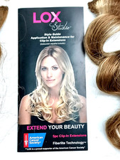     Synthetic Clip-In Extensions For THICKER Hair Curl Dark Blond 12" 5 Pieces