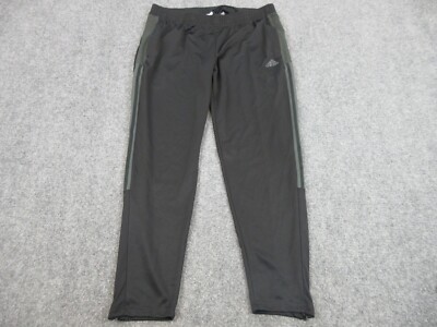 Adidas Pants Mens Adult Extra Large Black Athletic Sweat Pants Track 34x29 