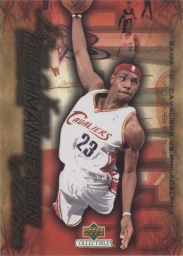 2003 Upper Deck Top Prospects Lebron James #55 Rookie RC PSA 10 | eBay