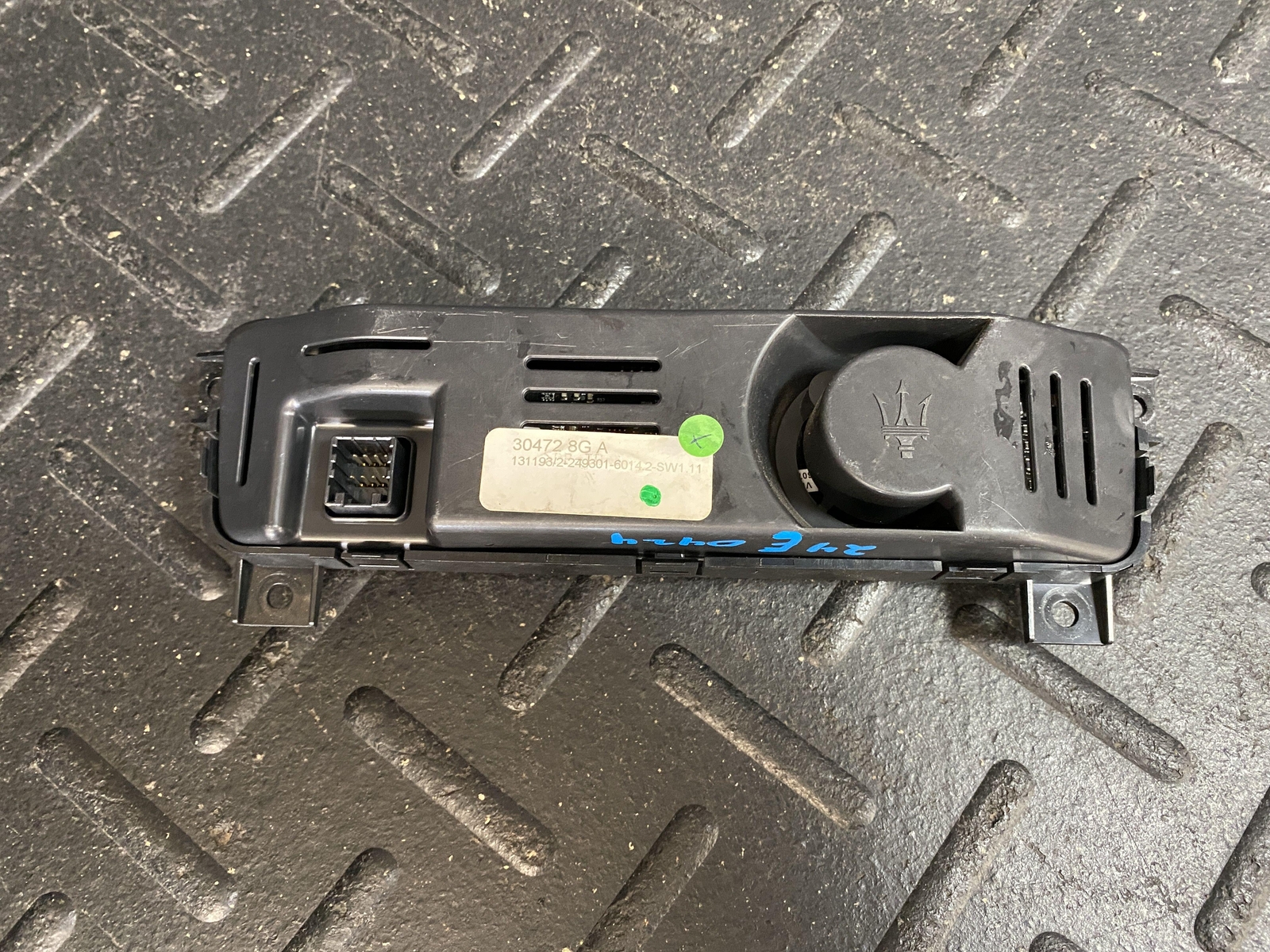 08-19 MASERATI GRANTURISMO A/C HEATER TEMPERATURE CLIMATE CONTROL PANEL SWITCH