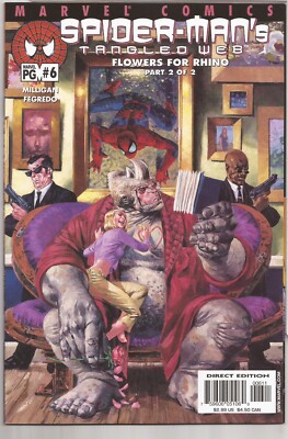 SPIDER-MAN'S TANGLED WEB #6 - FLOWERS FOR RHINO - DUNCAN FEGREDO COVER - MARVEL