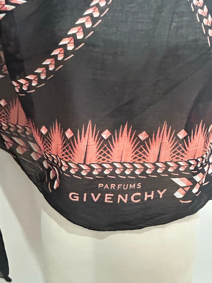 S17# Givechy Perfume Paréo Algodón 68/42 pulgadas Mantón Algodón Foto 4 de 4