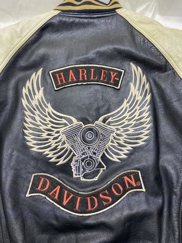 harley davidson letterman jacket