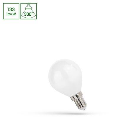 LED E14 6W 230V AC Neutralweiß FILAMENT COG 800 Lumen 300°
