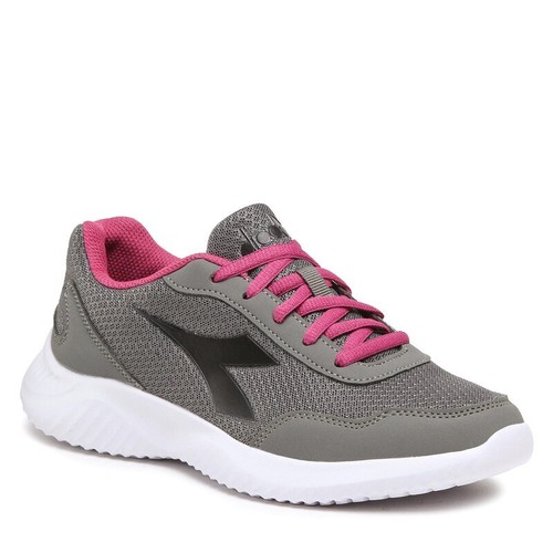 DIADORA ROBIN 3 W NERO VIOLA GRIGIO SCARPE SPORTIVE DONNA DA GINNASTICA - Foto 5 di 15