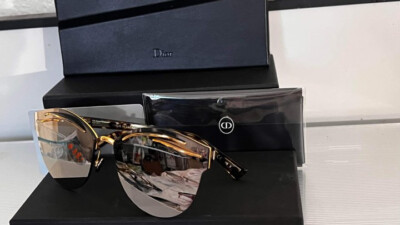 Christian Dior Empire 06J0TCat Eye Havana Titanium Frame Sunglasses Christian Dior Empire 06J0T Cat Eye Havana Titanium Frame  main image 2