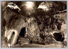 Marienglashöhle Friedrichroda RPPC Crystal Cave Interior DDR East Germany c.1970